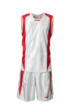 Max Sport Basketball Trikot-Set Nairobi weiß-rot 12er Satz