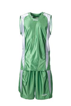 Max Sport Basketball Trikot-Set Nairobi grün-weiß 12er Satz