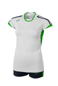 Max Sport Damen Trikot-Set Chieti weiß-grün-blau