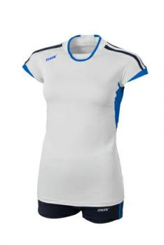 Max Sport Damen Trikot-Set Chieti weiß-blau