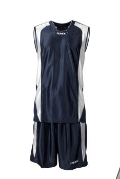 Max Sport Basketball Trikot-Set Nairobi blau-weiß 12er Satz