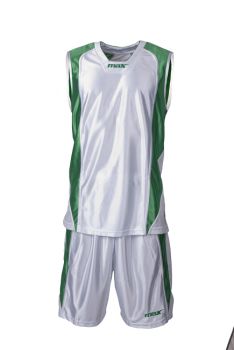 Max Sport Basketball Trikot-Set Nairobi weiß-grün 12er Satz