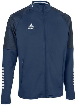 Preview: Select Trainingsjacke Monaco navyblau-weiß
