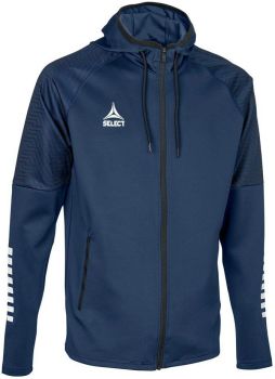 Select Kapuzenjacke Monaco blau-weiß
