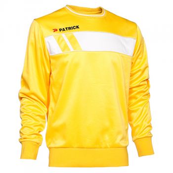 Patrick Sweater Impact gelb-weiß