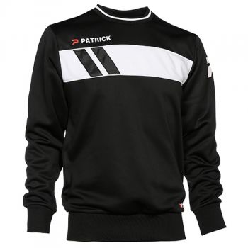 Patrick Trainings-Sweatshirt Impact schwarz-weiß