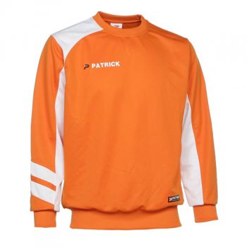 Patrick Sweatshirt Victory orange-weiß