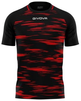 Givova Trikot-Set Pixel schwarz-rot