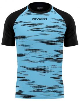 Givova Trikot-Set Pixel hellblau-schwarz