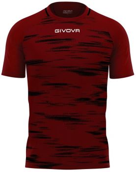 Givova Trikot-Set Pixel weinrot-schwarz