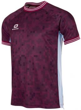 Stanno Trikot Pixel weinrot-hellblau