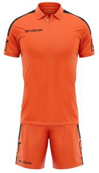 Givova Trikot-Set Play orange-schwarz