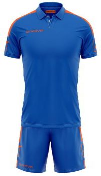 Givova Trikot-Set Play blau-orange