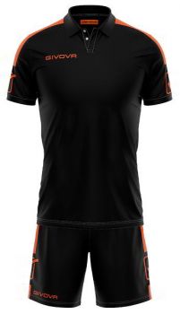 Givova Trikot-Set Play schwarz-orange