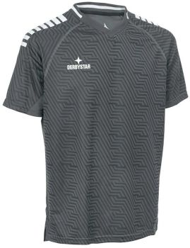 Derbystar Trikot Primo grau-weiß