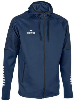 Derbystar Kapuzenjacke Primo navyblau-weiß