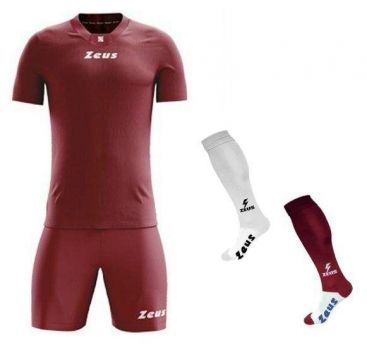 Zeus Trikot Komplett-Set Promo weinrot