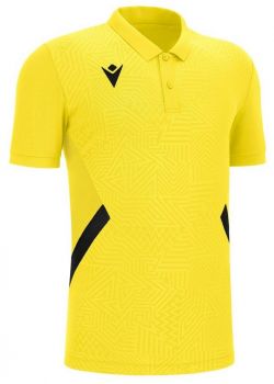 Macron Poloshirt Rap gelb-schwarz