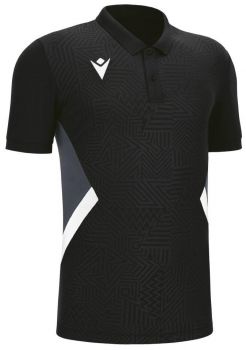 Macron Poloshirt Rap schwarz-weiß