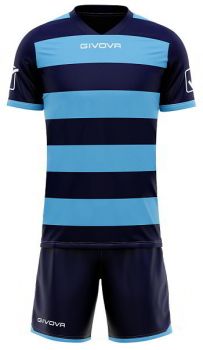 Givova Trikot-Set Rugby blau-hellblau