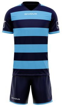 Givova Trikot-Set Rugby blau-hellblau