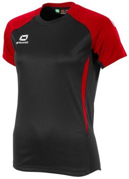 Stanno Damen Trikot Stadio schwarz-rot