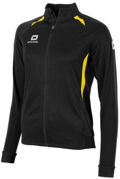 Stanno Damen Trainingsjacke Stadio schwarz-gelb