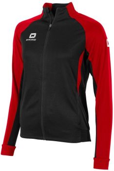Stanno Damen Trainingsjacke Stadio schwarz-rot
