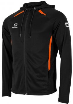 Stanno Kapuzenjacke Stadio schwarz-orange