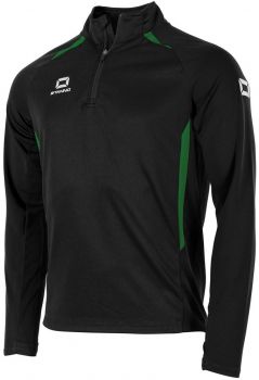 Stanno 1/4-Zip Stadio schwarz-grün