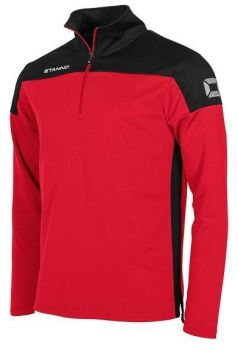 Stanno 1/4-Zip Pride rot-schwarz
