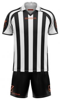 Givova Trikot-Set Supporter schwarz-weiß