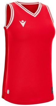 Macron Damen Basketball Shirt Tellurium rot
