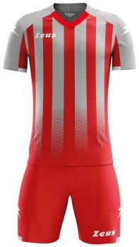 Zeus Trikot-Set Venus rot-grau