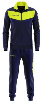Givova Trainingsanzug Visa blau-neongelb
