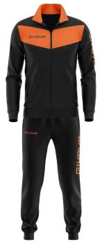 Givova Trainingsanzug Visa schwarz-orange
