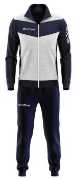 Givova Trainingsanzug Visa weiß-blau