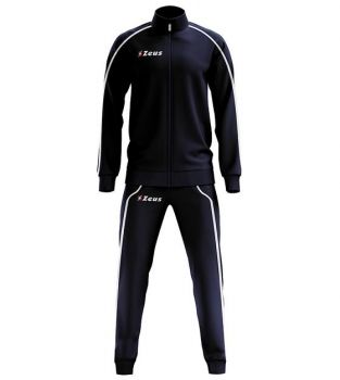 Zeus Trainingsanzug College blau-weiß