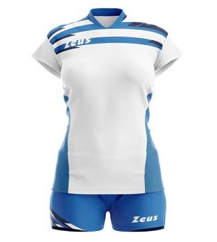 Zeus Damen Trikot-Set Itaca weiß-blau