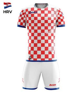 Zeus Trikot-Set Mundial Croatia