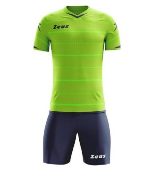 Zeus Trikot-Set Omega neongrün-blau