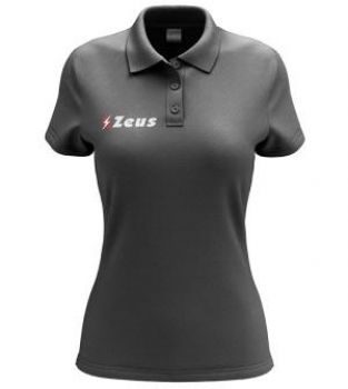 Zeus Damen Poloshirt Promo dunkelgrau