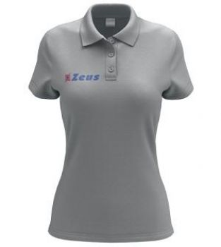 Zeus Damen Poloshirt Promo grau