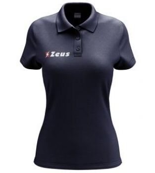 Zeus Damen Poloshirt Promo dunkelblau