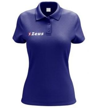 Zeus Damen Poloshirt Promo blau