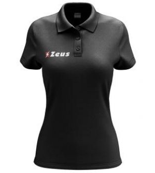 Zeus Damen Poloshirt Promo schwarz