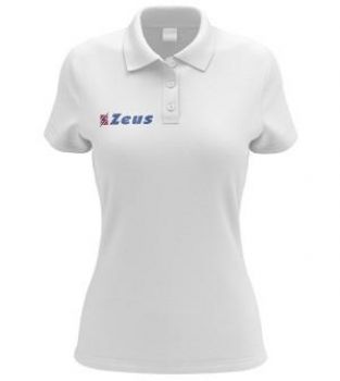 Zeus Damen Poloshirt Promo weiß