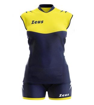 Zeus Damen Trikot-Set Sara blau-gelb