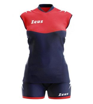 Zeus Damen Trikot-Set Sara blau-rot