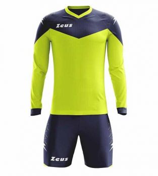 Zeus Trikot-Set Ulysse neongelb-blau